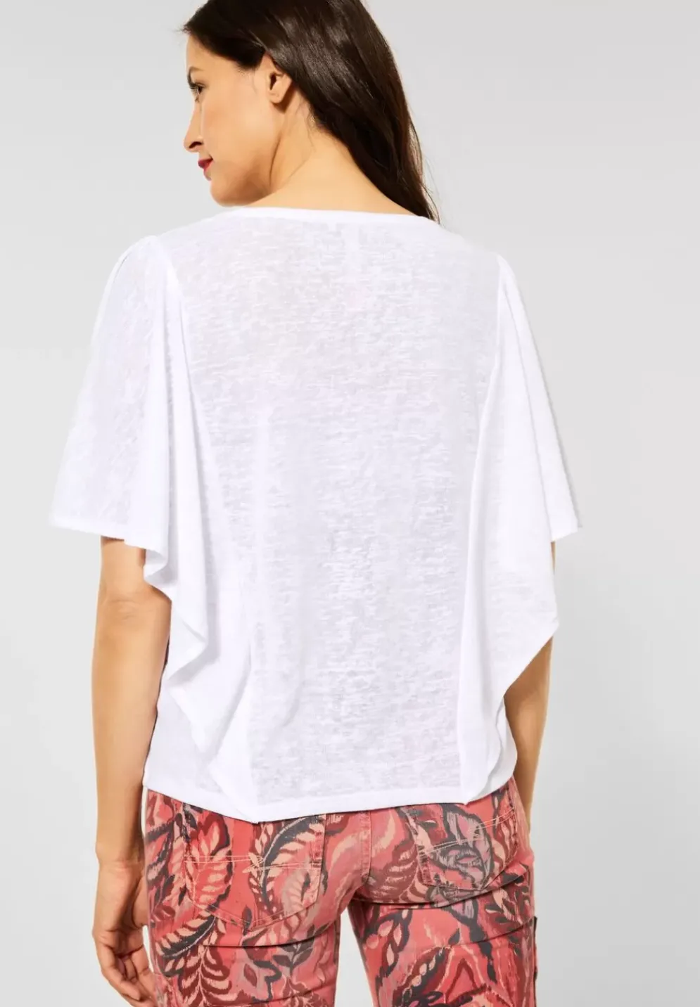 T-Shirt In Unifarbe