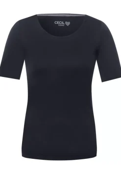 T-Shirt In Unifarbe
