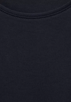 T-Shirt In Unifarbe