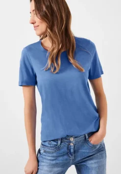 T-Shirt In Unifarbe