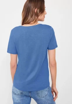 T-Shirt In Unifarbe