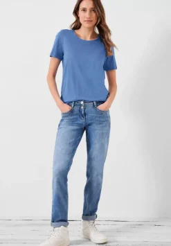 T-Shirt In Unifarbe