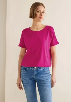 T-Shirt In Unifarbe