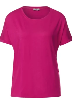 T-Shirt In Unifarbe
