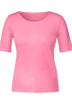 T-Shirt In Unifarbe