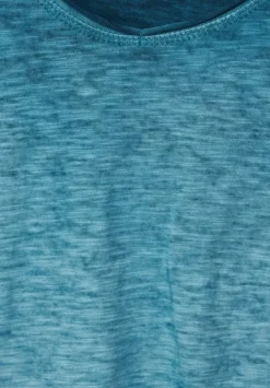 T-Shirt In Unifarbe