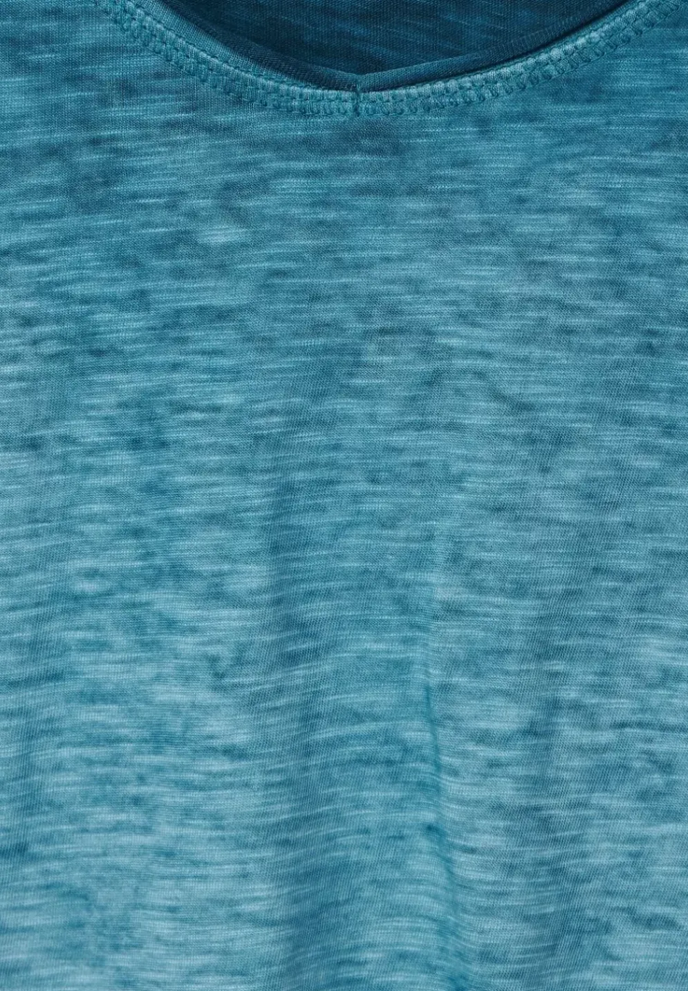 T-Shirt In Unifarbe