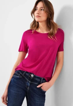 T-Shirt In Unifarbe
