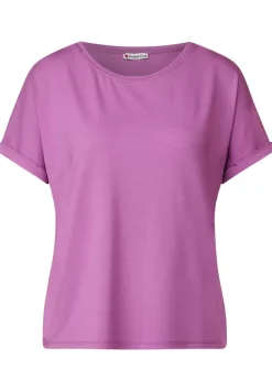 T-Shirt In Unifarbe