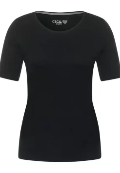 T-Shirt In Unifarbe