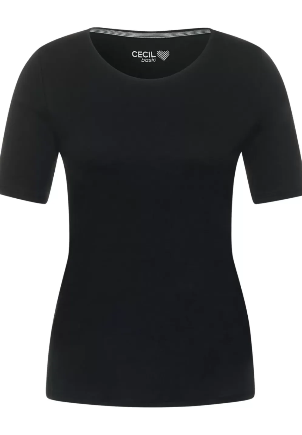 T-Shirt In Unifarbe