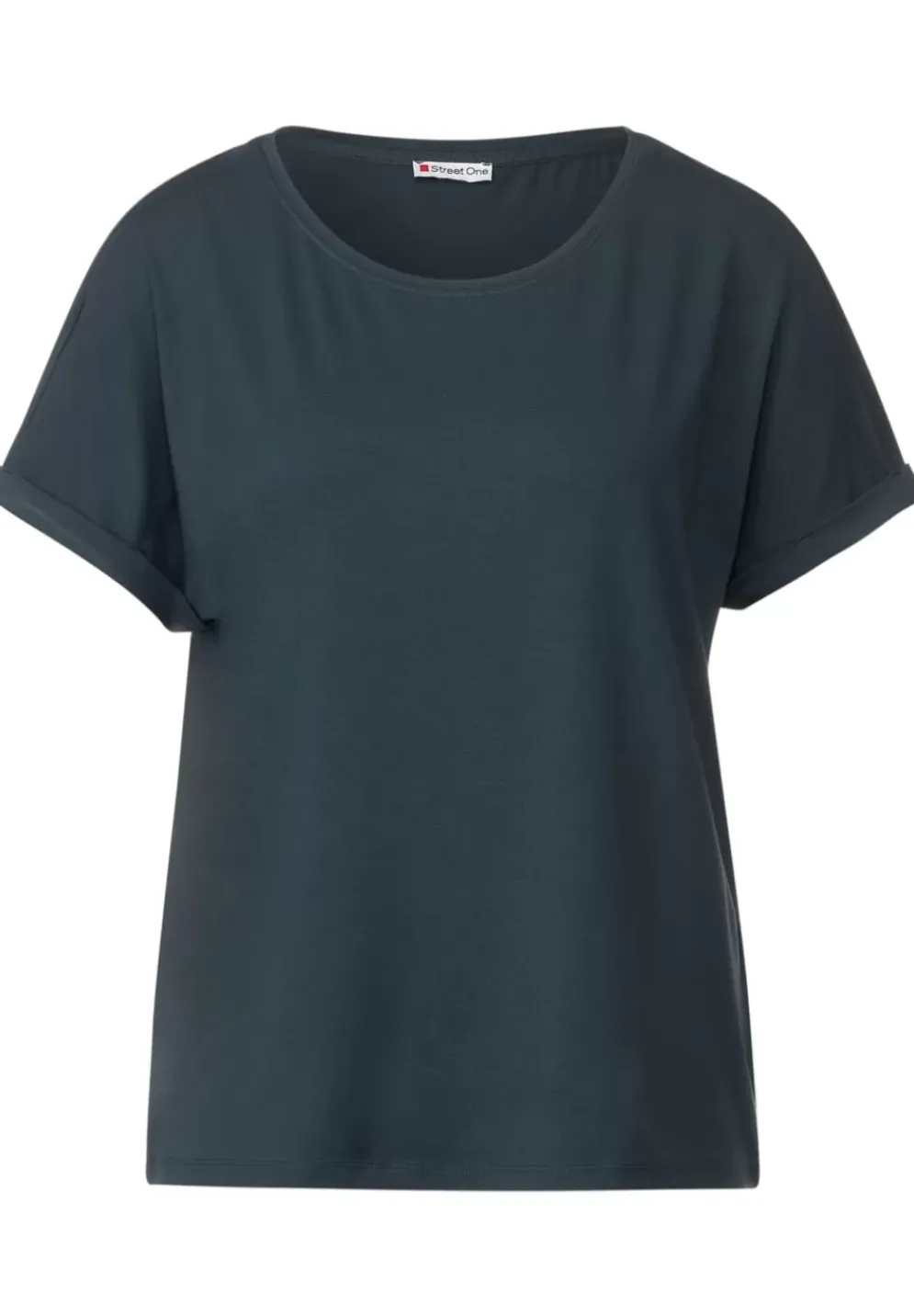T-Shirt In Unifarbe