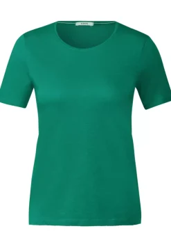 T-Shirt In Unifarbe