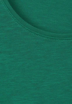 T-Shirt In Unifarbe