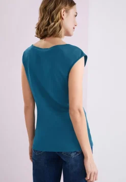 T-Shirt In Unifarbe