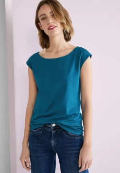 T-Shirt In Unifarbe