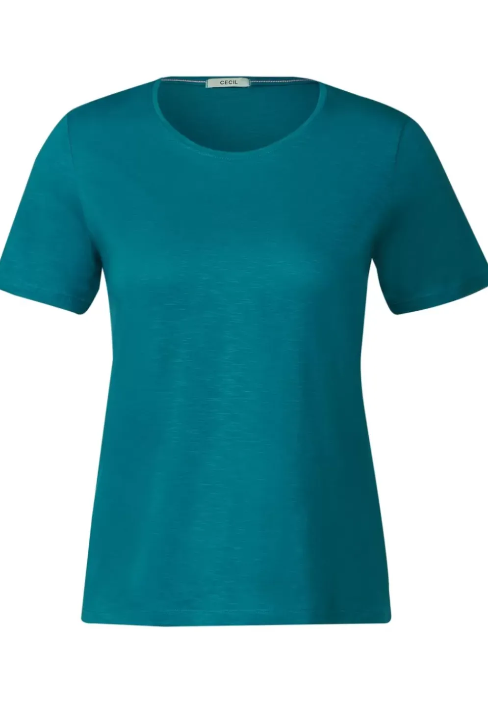 T-Shirt In Unifarbe