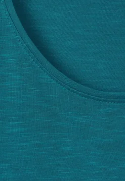 T-Shirt In Unifarbe