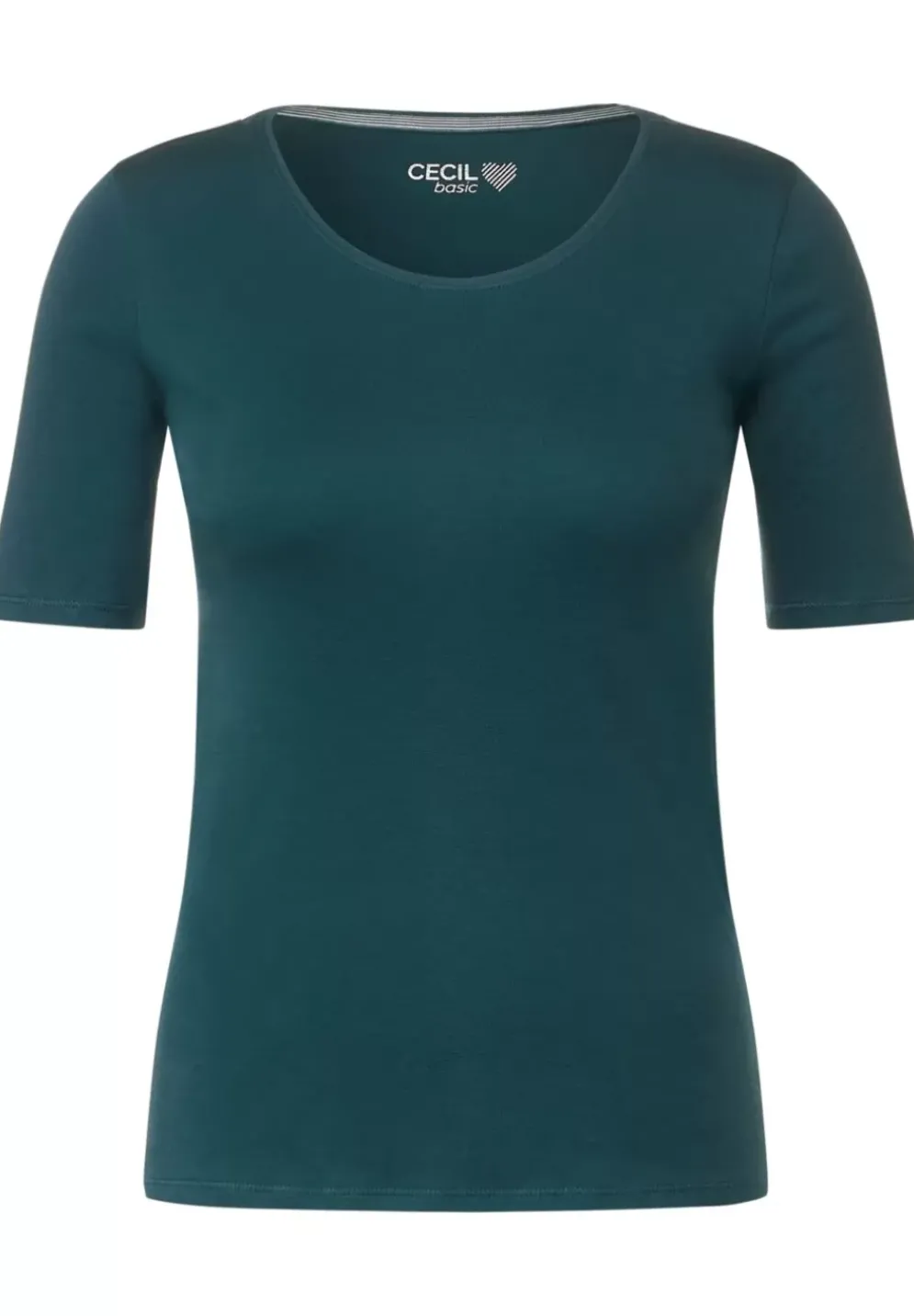 T-Shirt In Unifarbe