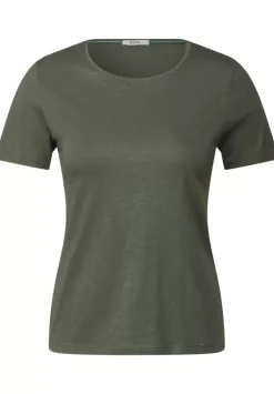 T-Shirt In Unifarbe
