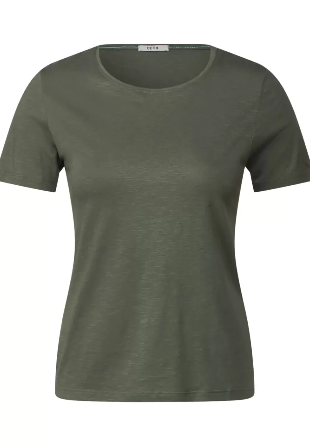 T-Shirt In Unifarbe
