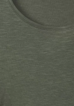 T-Shirt In Unifarbe