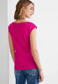 T-Shirt In Unifarbe
