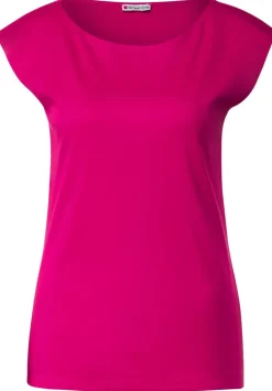 T-Shirt In Unifarbe