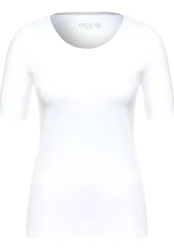 T-Shirt In Unifarbe
