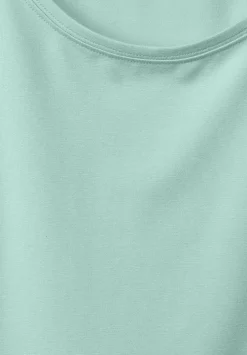T-Shirt In Unifarbe