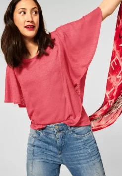 T-Shirt In Unifarbe