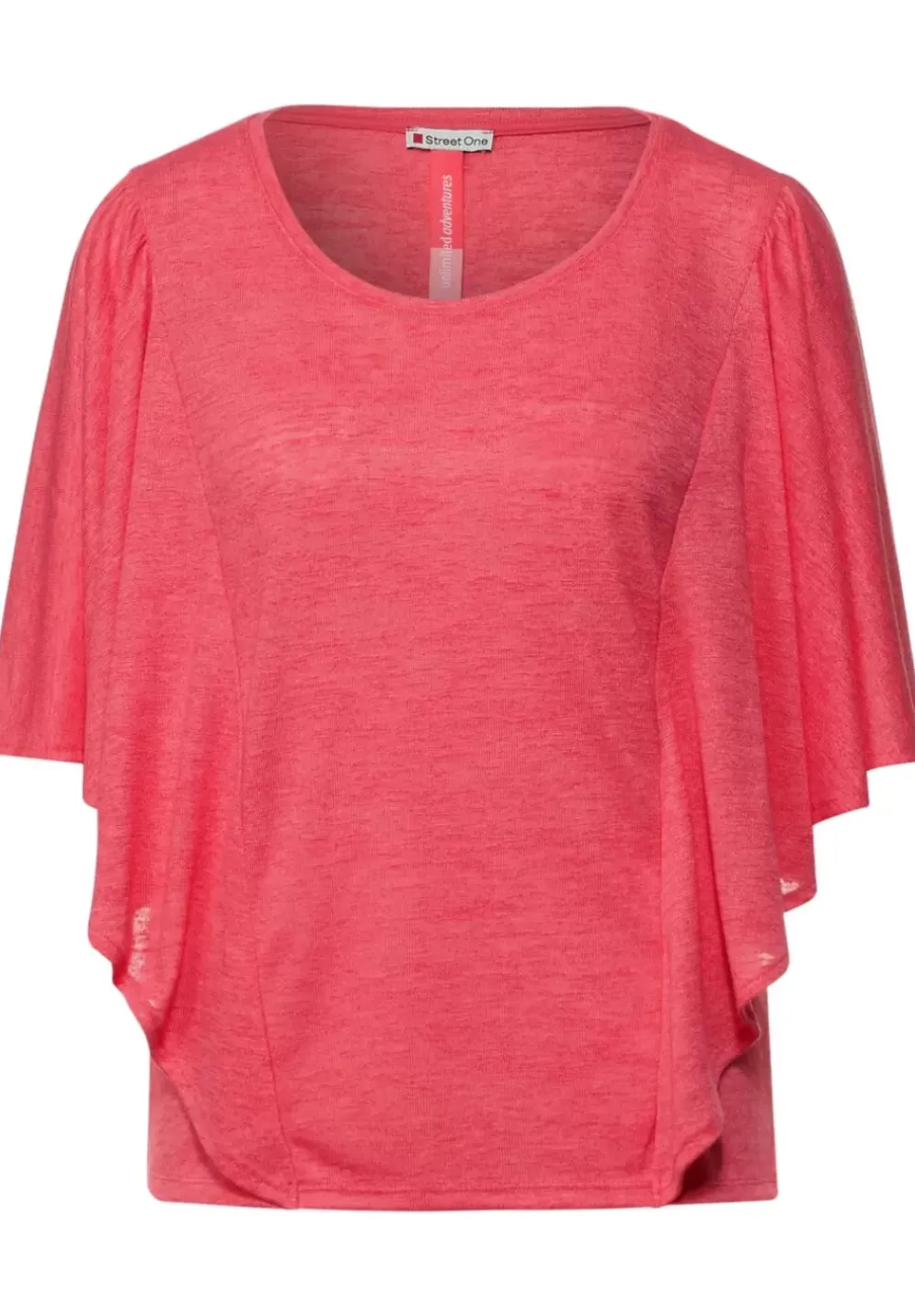 T-Shirt In Unifarbe