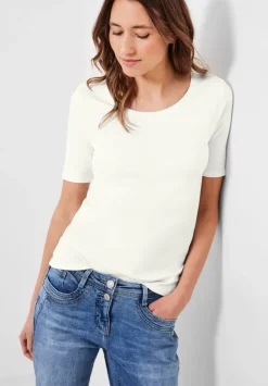 T-Shirt In Unifarbe