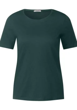 T-Shirt In Unifarbe