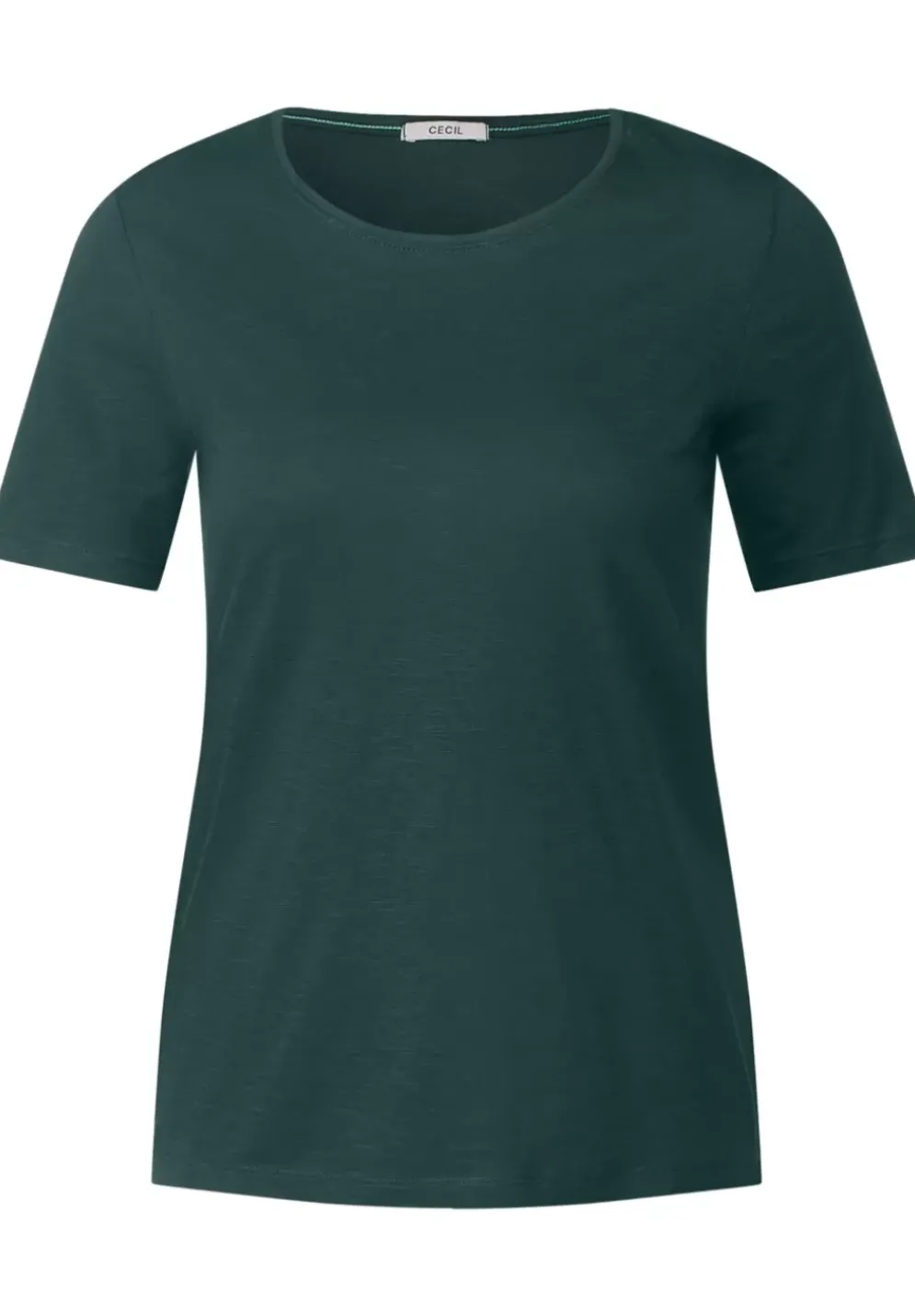 T-Shirt In Unifarbe