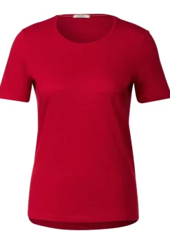 T-Shirt In Unifarbe