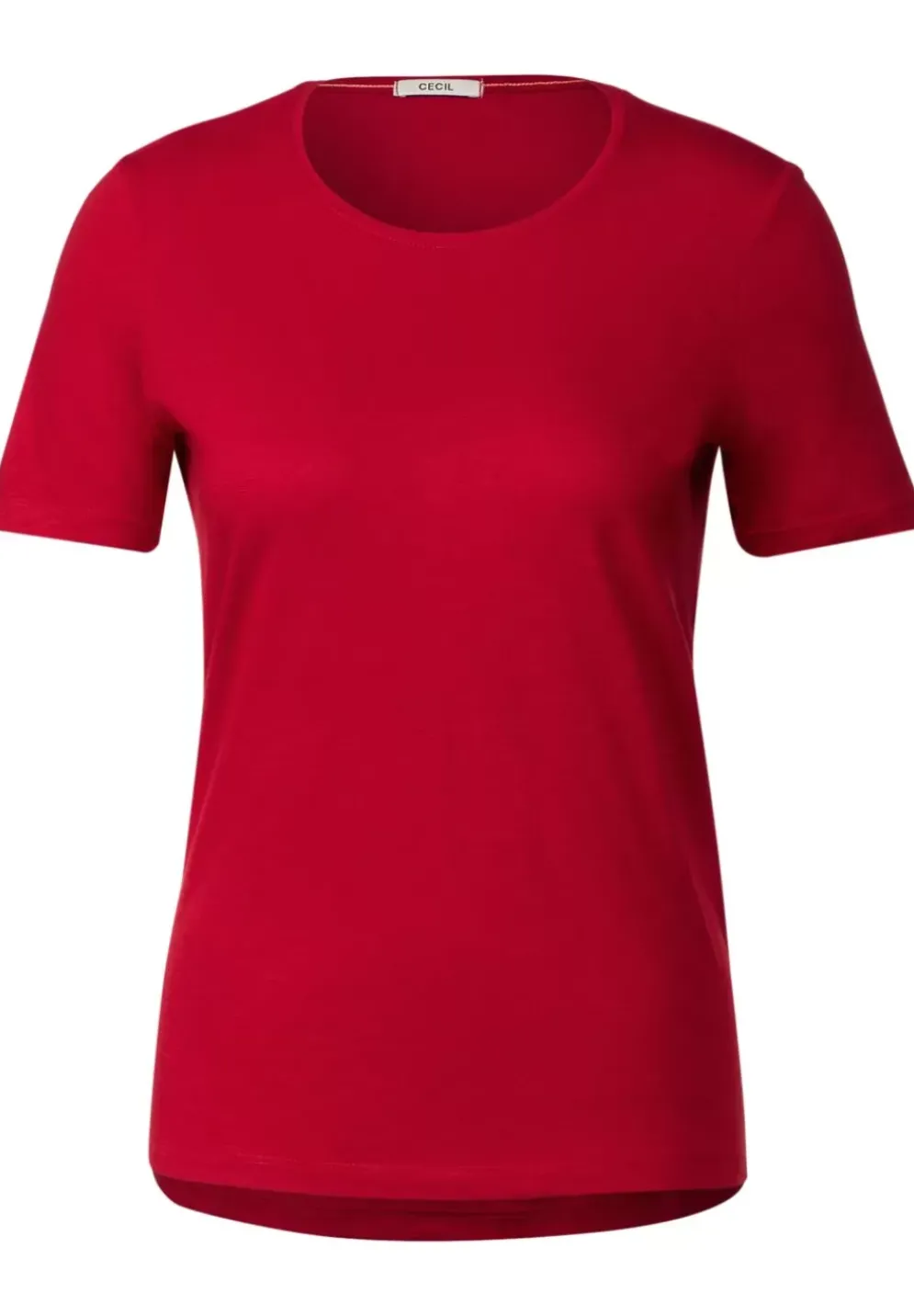 T-Shirt In Unifarbe