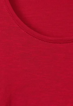 T-Shirt In Unifarbe