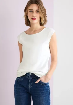 T-Shirt In Unifarbe