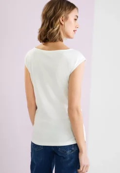 T-Shirt In Unifarbe