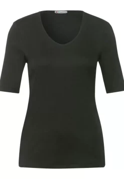 T-Shirt In Unifarbe