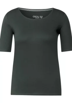 T-Shirt In Unifarbe