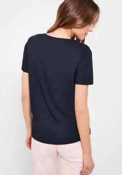 T-Shirt In Unifarbe