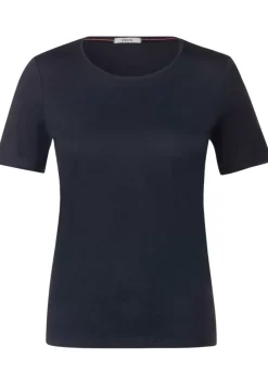 T-Shirt In Unifarbe