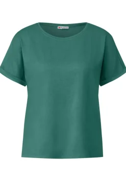 T-Shirt In Unifarbe