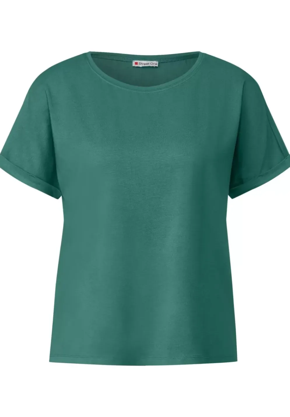 T-Shirt In Unifarbe
