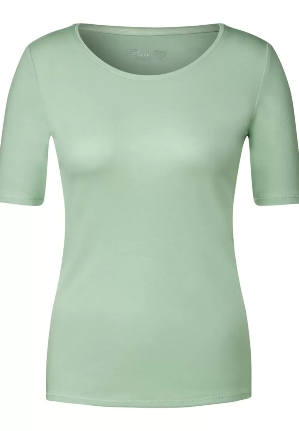 T-Shirt In Unifarbe