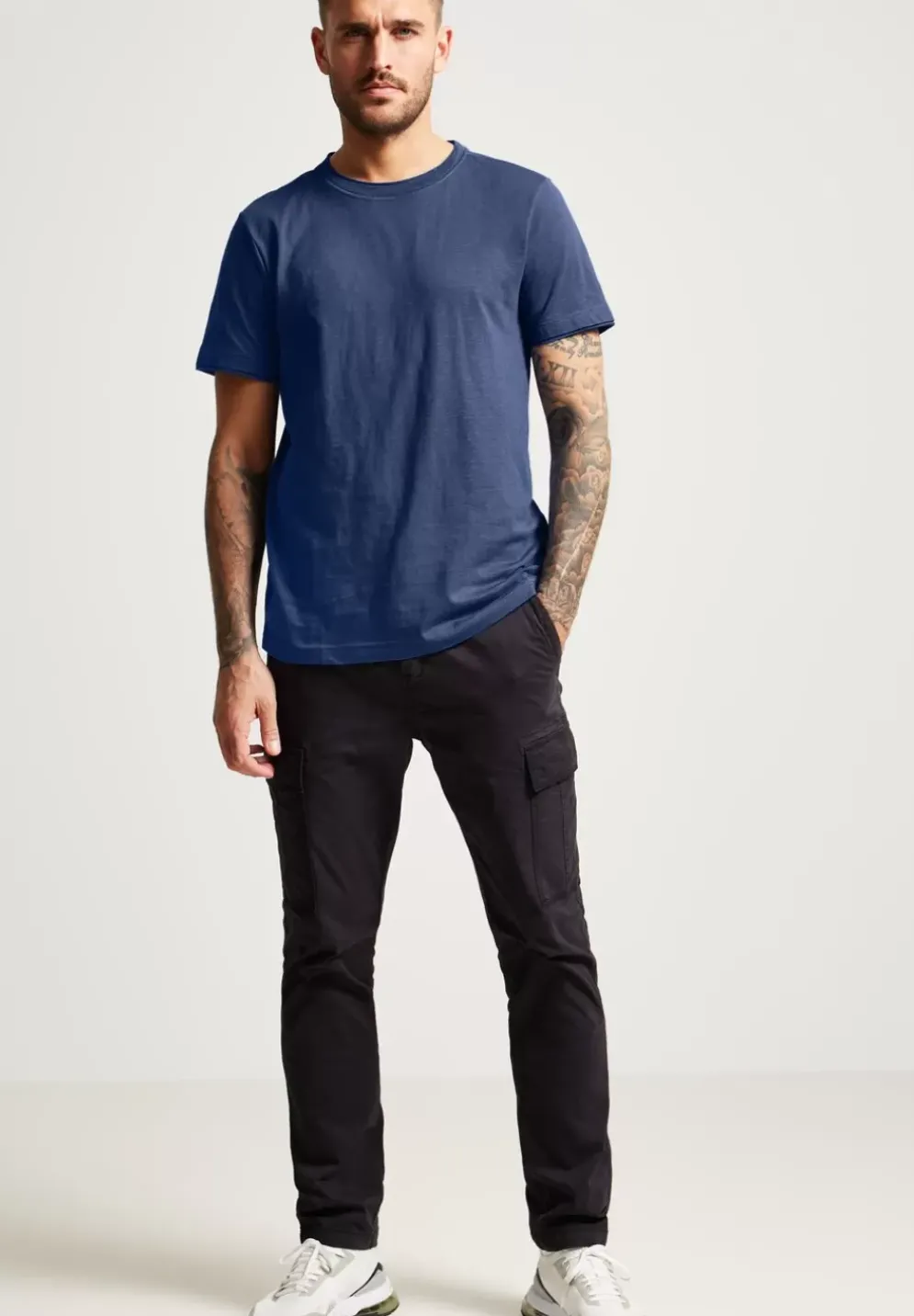 T-Shirt In Unifarbe