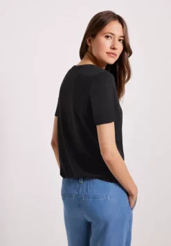 T-Shirt In Unifarbe