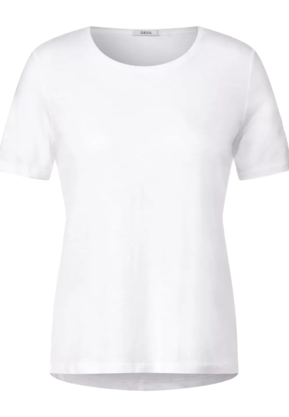 T-Shirt In Unifarbe